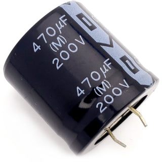 470uF 200 Volt Electrolytic Capacitor
