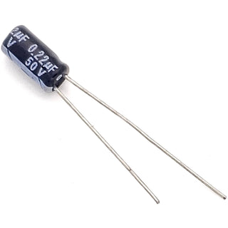 0.22uF 50 Volt Electrolytic Capacitor