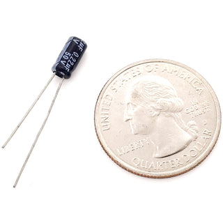 0.22uF 50 Volt Electrolytic Capacitor