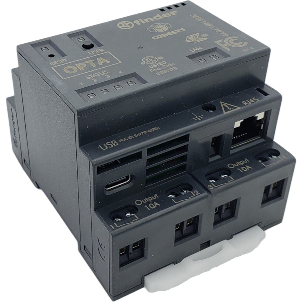 DIN Rail CODESYS OPTA Arduino - Wifi Bluetooth USB-C Advanced PLC - Fi