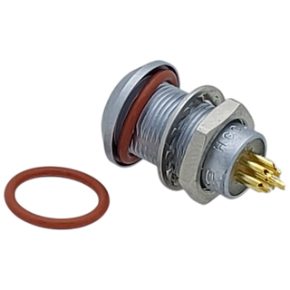 LEMO B Series 7-Contact Panel Receptacle