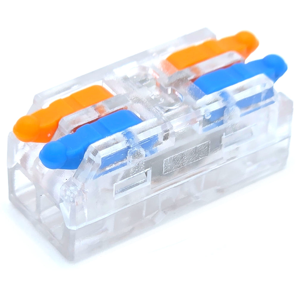 Snap Lever Wire Connector - Two Circuit