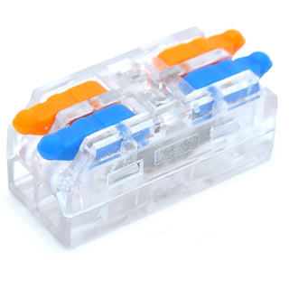 Snap Lever Wire Connector - Two Circuit