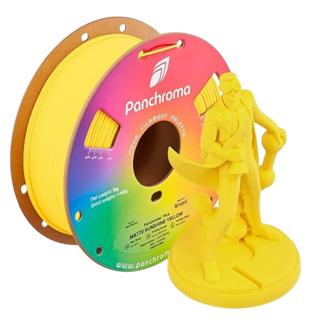Matte Sunshine Yellow PLA 3D Printer Filament - 1.75mm - 1kg Spool