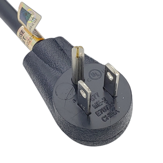 Right Angle (90 degree) 5-15P Plug To IEC C13 Straight - 6Ft 18AWG