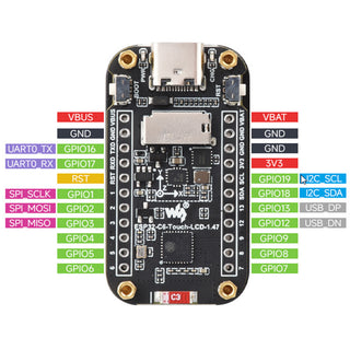 ESP32 LCD Computer - With 1.47" Touchscreen LCD - WiFi BLE (D112)