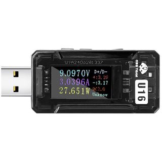 Full-Color USB Voltage and Current Meter