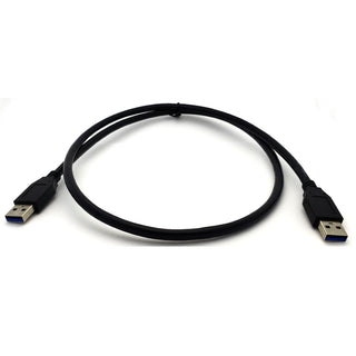 3' USB 3.0 A male to A male - Black