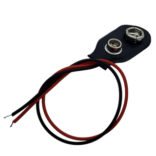 9v Battery Connector - Straight Style