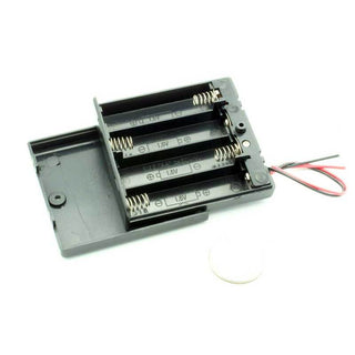 4 AA Enclosed Battery Holder W/Switch