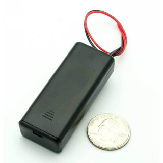 2 AAA Enclosed Battery Holder W/Switch