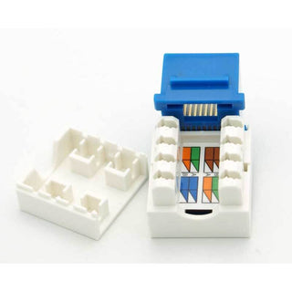 CAT-5 RJ-45 Keystone Jack - Blue