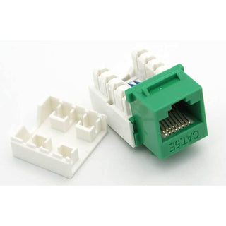 CAT-5 RJ-45 Keystone Jack - Green