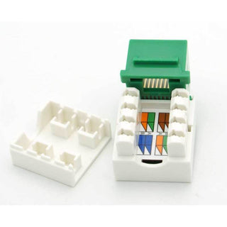 CAT-5 RJ-45 Keystone Jack - Green