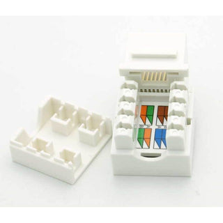 CAT-5 RJ-45 Keystone Jack - White