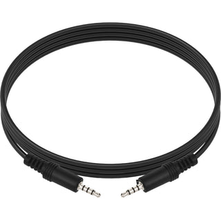 6Ft 3.5mm 4-Pole TRRS Male to Male Audio Cable with Mic
