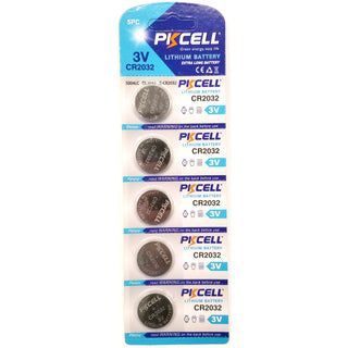 CR2032 3V Lithium Coin Cell Battery - 5 Pack