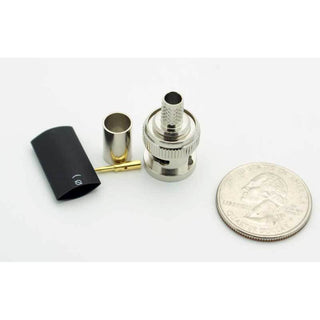BNC Male 3 Piece Crimp Connector for LMR240