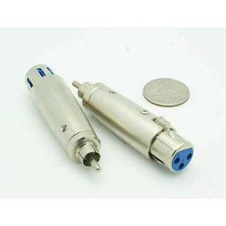 A3F XLR Female Plug - RCA Male Adapter