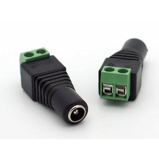 2.1mm DC Power Inline Jack - Solderless w/Screw Terminals