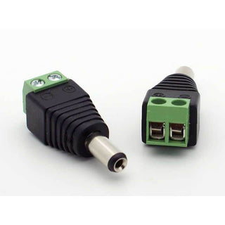 2.1mm DC Power Inline Plug - Solderless w/Screw Terminals