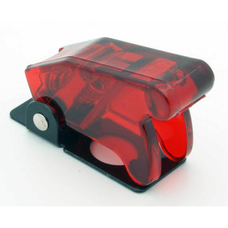 Toggle Switch Guard / Cover - Translucent Red