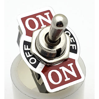 SPDT Bat Handle Toggle Switch On-Off-On 20A CES 66-1903