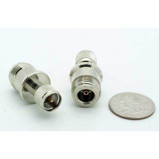 N Female - Mini-UHF Male Adapter