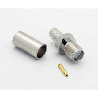 SMA Female 3 Piece Crimp Connector for RG-58