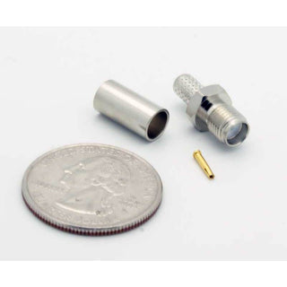 SMA Female 3 Piece Crimp Connector for RG-58