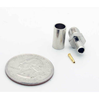 SMA Female 3 Piece Crimp Connector for RG-58