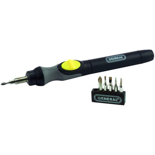 Cordless Power Screwdriver w/ 6 Bits