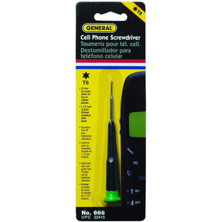 General Tools 666 Torx T6