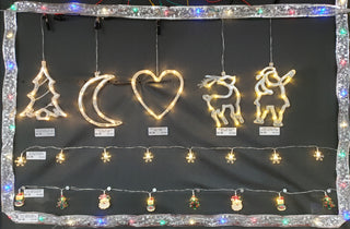 20 LED Santa Snowman Decoration Christmas Lights - 3M - 2AA Battery