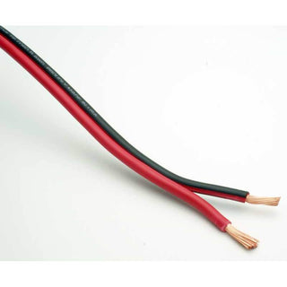 8 AWG 2 Conductor Red/Black Speaker Wire / Power Wire -USA Made