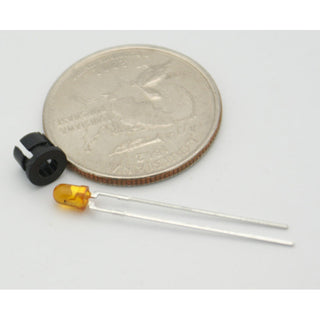 Amber 12VDC LED T1 (3mm)