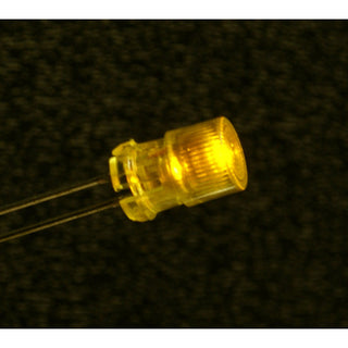 Yellow LED with Lens T1-3/4 (5mm)