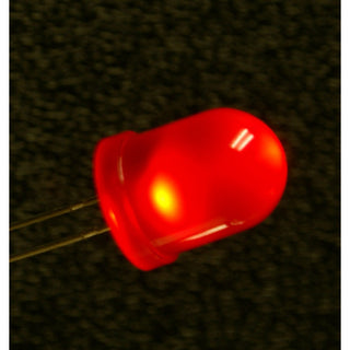 Jumbo 10mm Red LED FLASHING