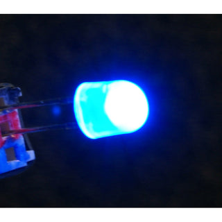 Blue LED Oval (5mm x 3.75mm)