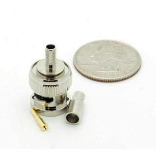 BNC Male 3 Piece Crimp Connector RG-174