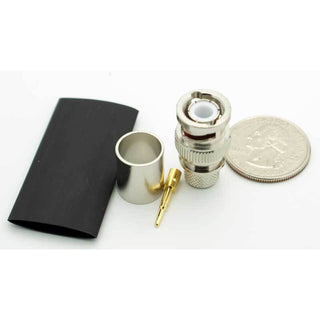 BNC Male 3 Piece Crimp Connector for LMR400