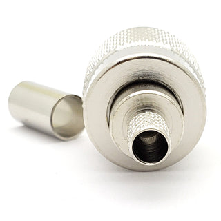 UHF Male 2 Piece Crimp Connector for LMR-240 (PL-259)