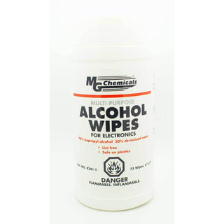 MG Multi Purpose Alcohol Wipes - 75 Wipe Tub