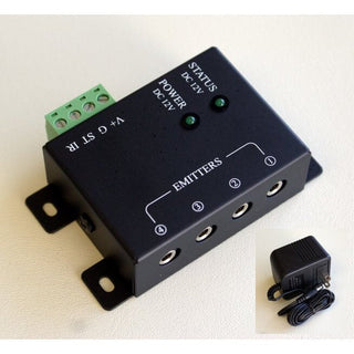 IR Repeater Base Station with 4 Emitter Outputs