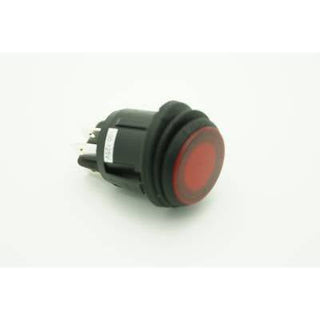 DPST Waterproof Round Rocker Switch (On-Off) 16A Red 110V