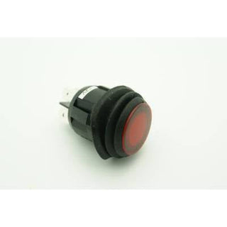 DPST Waterproof Round Rocker Switch (On-Off) 16A Red 12V