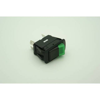 SPST Waterproof Rocker Switch (On - Off) 20A Green 12V