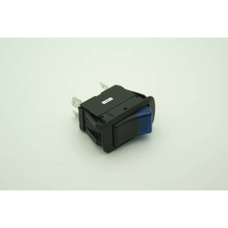 SPST Waterproof Rocker Switch (On - Off) 20A Blue 12V