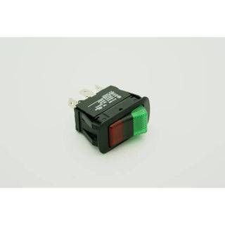 SPDT Waterproof Rocker Switch (On - On) 20A Red/Green 110V