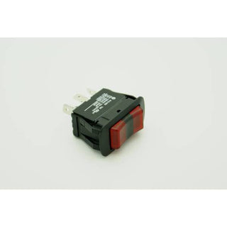 SPDT Waterproof Rocker Switch (On - Off - On) 20A Red/Red 110V